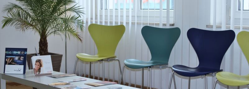 Wartezimmer der Praxis